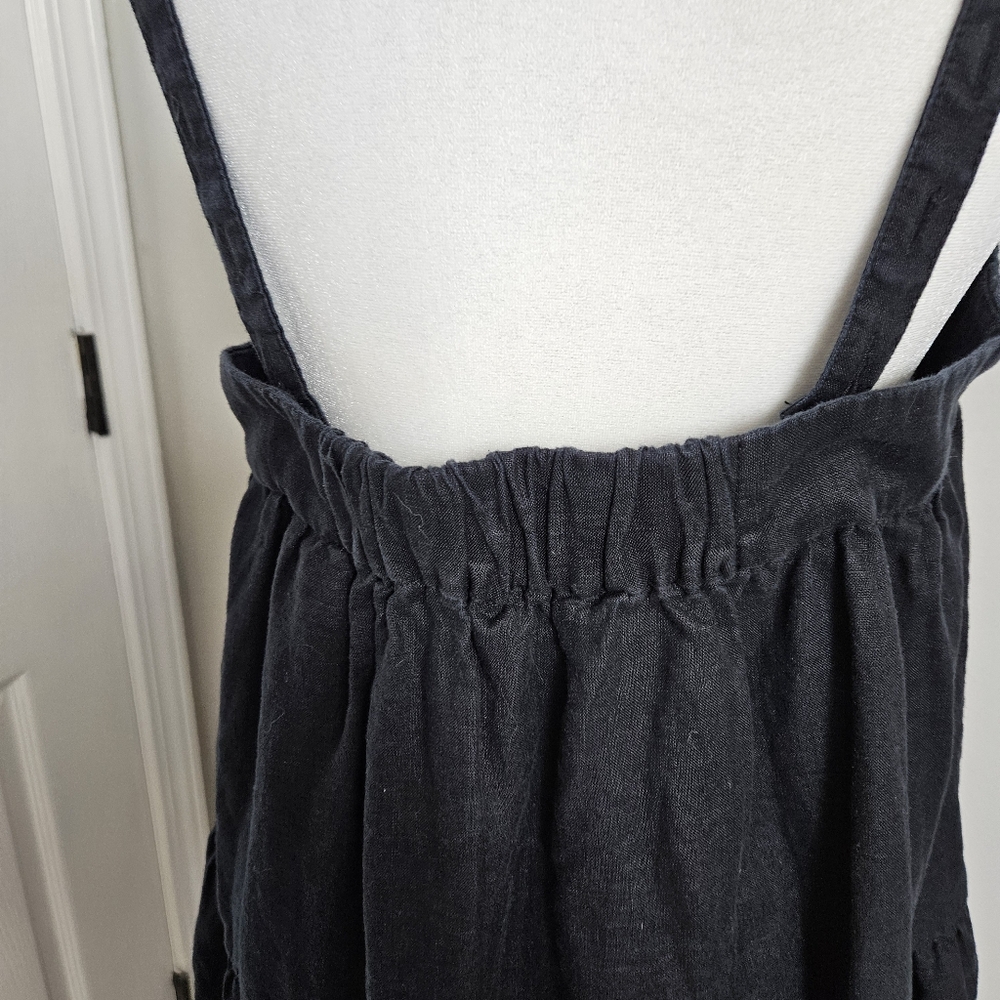 Quince Black Midi Sundress with Tiered Skirt - Picture 10 of 13